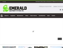 Tablet Screenshot of emeraldequipmentsystems.com